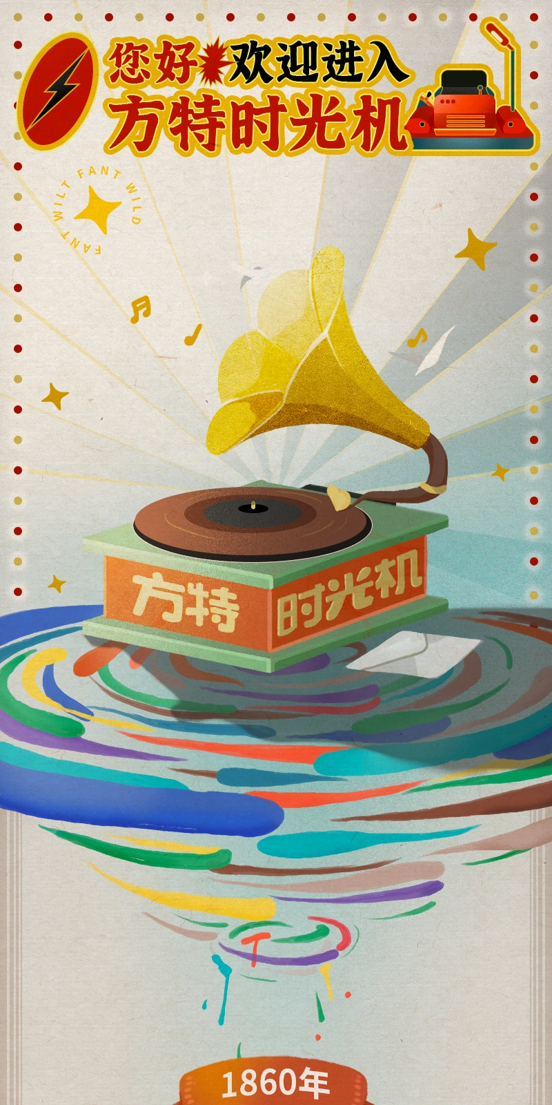 方特时光机，连续画面 1